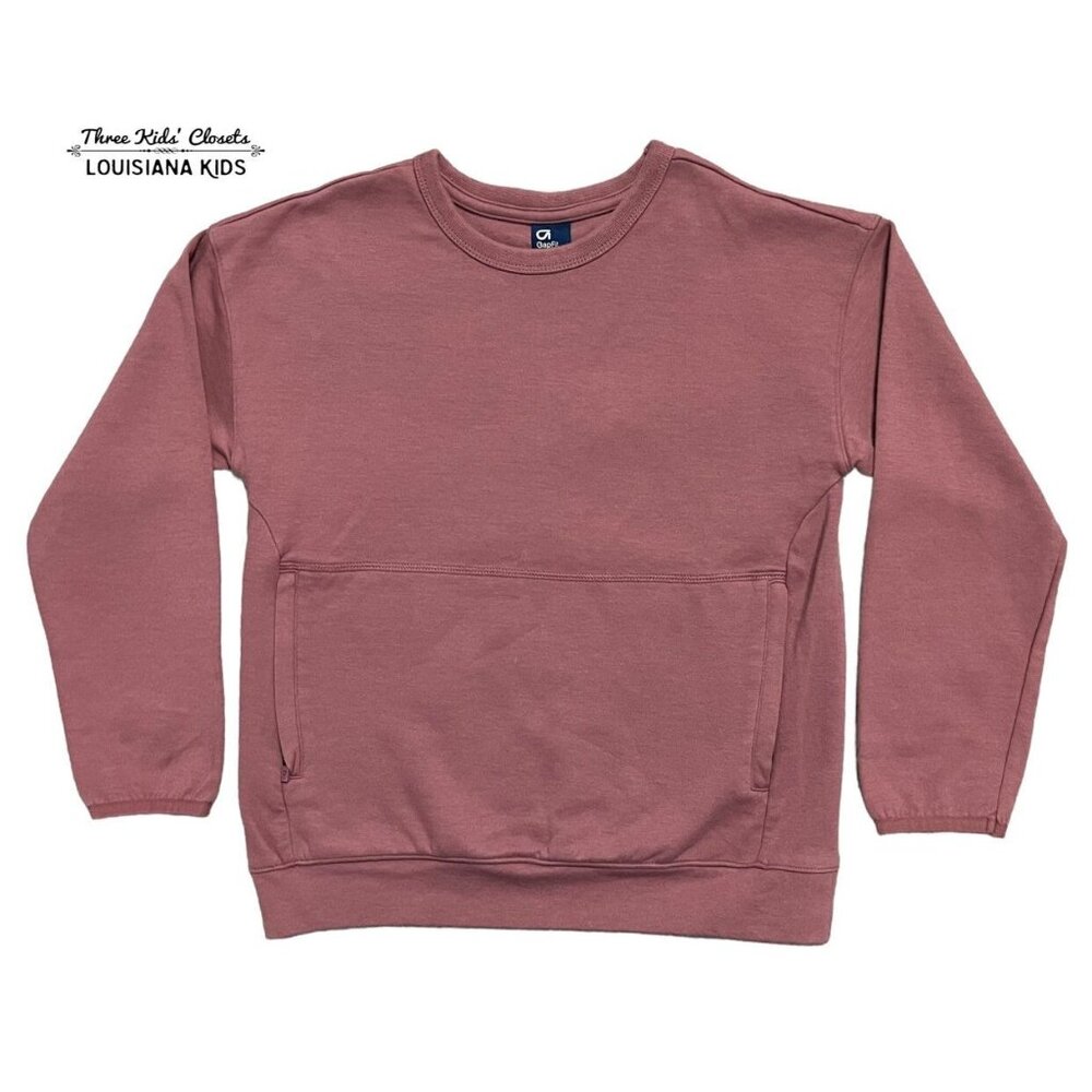 Gap Fit Dry M 8Y Mauve Pullover Sweatshirt
